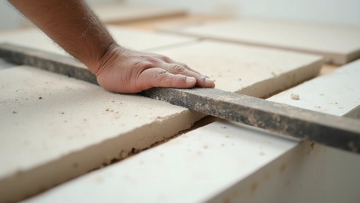 obróbka płyt gipsowych