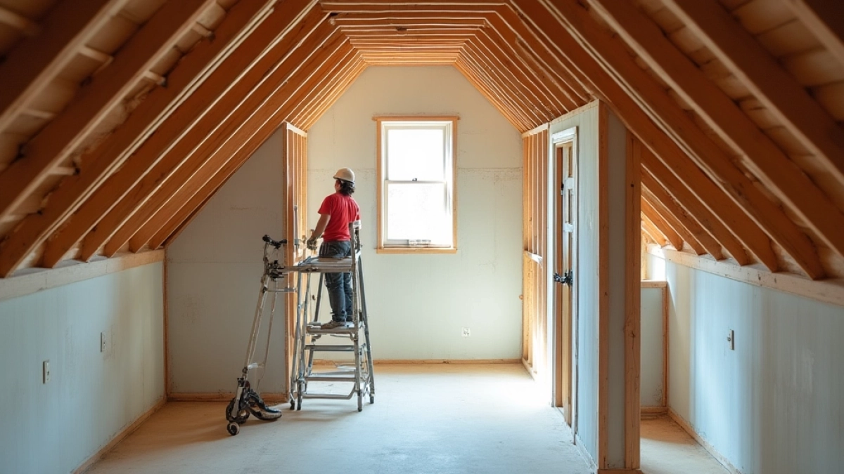 płyty karton gips na poddaszu