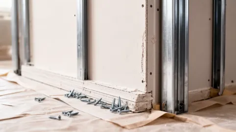 jak zrobić ściankę działową z płyty gipsowej