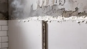 Klejenie płyt gipsowych na ścianę w łazienkach